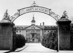 Entrance gate to St Ann’s Academy Victoria after 1886